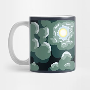 Sun beaming through the clouds Mug